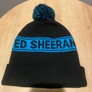 Ed Sheeran Blue & Black Divide Tour Beanie